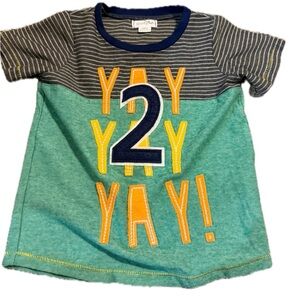 Mud pie 24 month 2t birthday shirt